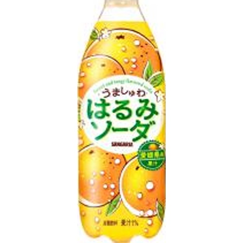 サンガリア うましゅわ はるみソーダＰ５００ｍｌ □お取り寄せ品 【購入入数２４個】
