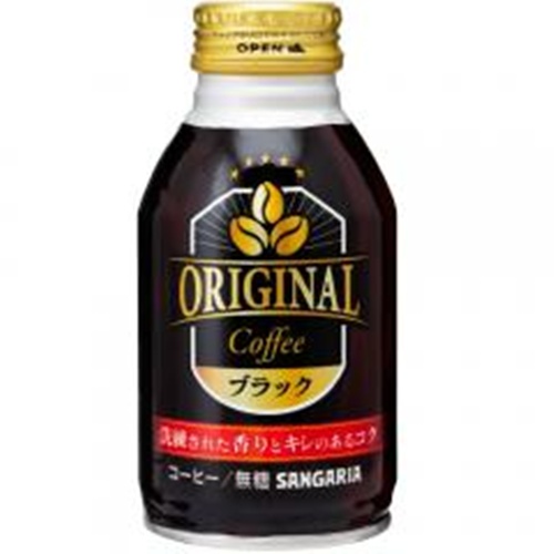 サンガリア オリジナルコーヒーブラック 缶２６０ｇ 【新商品 6/23 発売】 □お取り寄せ品 【購入入数２４個】