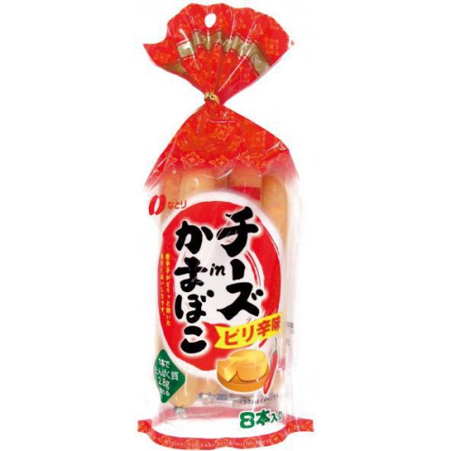 なとり チーズｉｎかまぼこピリ辛味 ８本２３２ｇ 【今月の特売 菓子】 【購入入数１０個】