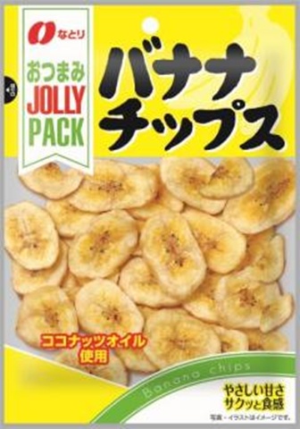 なとり ＪＰバナナチップス ５７ｇ 【新商品 11/3 発売】 □お取り寄せ品 【購入入数６０個】［入荷までお時間がかかります］