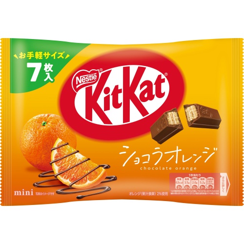 ネスレ キットカットミニ ショコラオレンジ７枚 【今月の特売 菓子】 △ 【購入入数１２個】