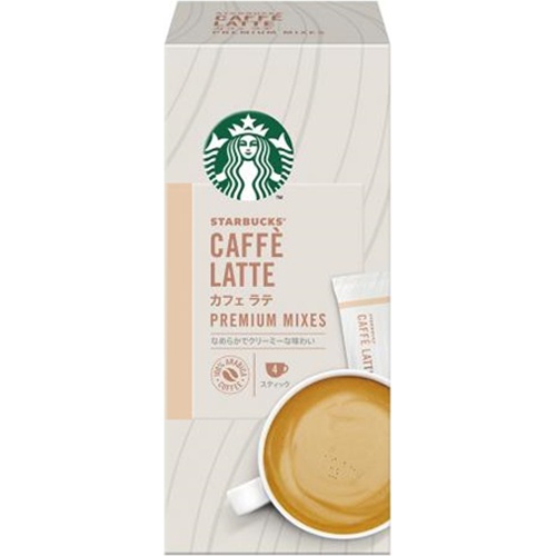 スターバックス カフェラテ４Ｐ △ 【購入入数６個】