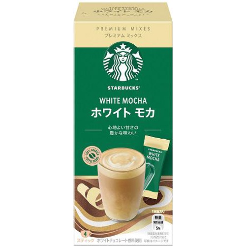 スターバックス プレミアムミックス ホワイトモカ４本 □お取り寄せ品 【購入入数２４個】