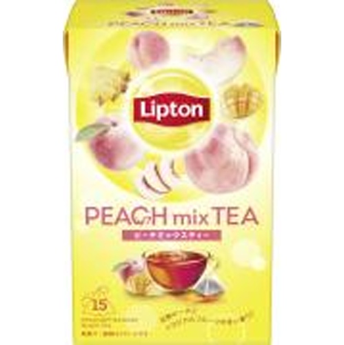 リプトン ピーチミックスティーバッグ １５袋 【今月の特売 嗜好飲料】 □お取り寄せ品 【購入入数３６個】
