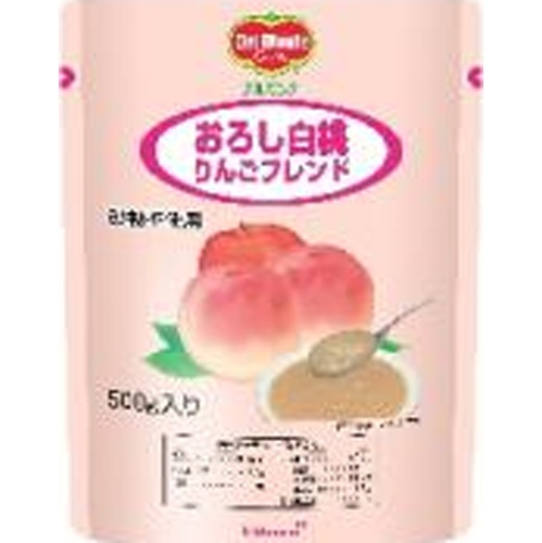 ＤＭ おろし白桃りんご ５００ｇ業務用 □お取り寄せ品 【購入入数１２個】