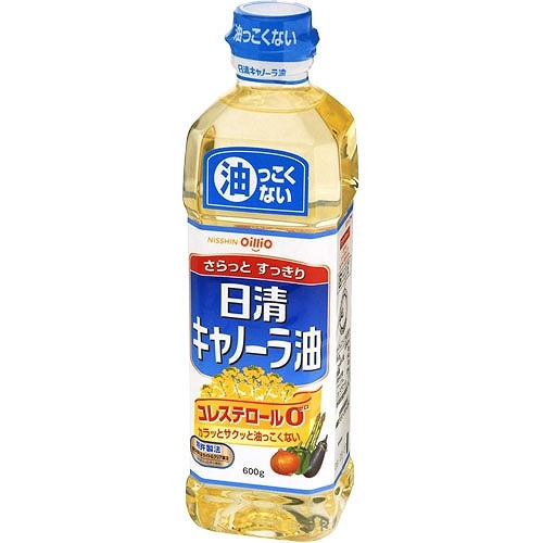 日清 キャノーラ油 ６００ｇ △ 【購入入数１０個】
