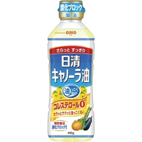 日清 キャノーラ油 ４００ｇ  【購入入数１０個】