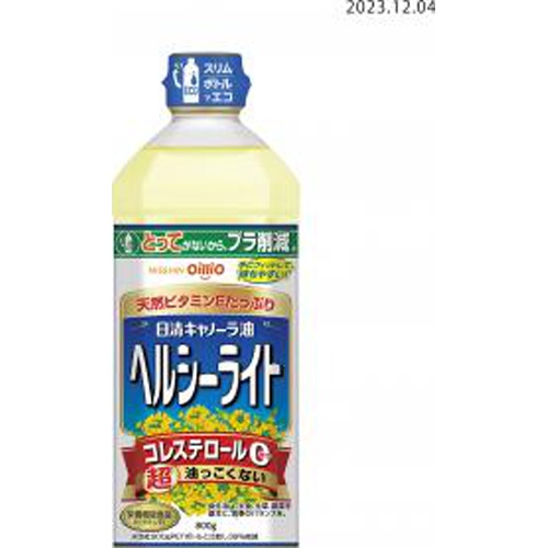 日清 ヘルシーライト ８００ｇペット 【新商品 2/28 発売】 □お取り寄せ品 【購入入数１６個】