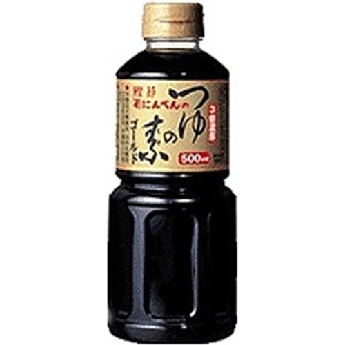 にんべん つゆの素ゴールド ５００ｍｌ 【今月の特売 調味料】 △ 【購入入数１２個】