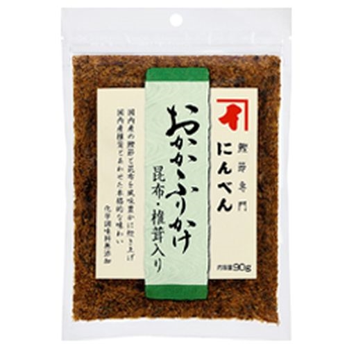 にんべん おかかふりかけ 昆布・椎茸入り９０ｇ 【今月の特売 乾物】 □お取り寄せ品 【購入入数４０個】