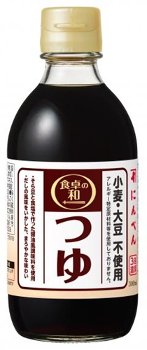 にんべん 食卓の和小麦・大豆不使用つゆ ３００ｍｌ 【新商品 9/1 発売】 □お取り寄せ品 【購入入数１２個】