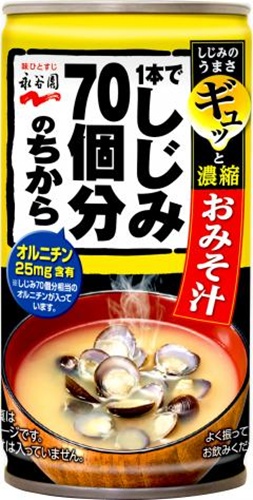 永谷園 しじみ７０個のちから缶みそ汁缶１９０ｇ 【新商品 8/25 発売】 □お取り寄せ品 【購入入数３０個】