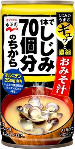 永谷園 しじみ７０個のちから 缶みそ汁１９０ｇ ×30 【全国送料無料】(一部地域除く)