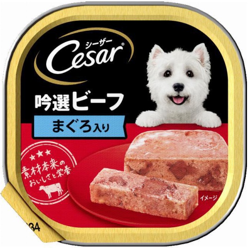 シーザー ビーフまぐろ １００ｇ □お取り寄せ品 【購入入数２４個】