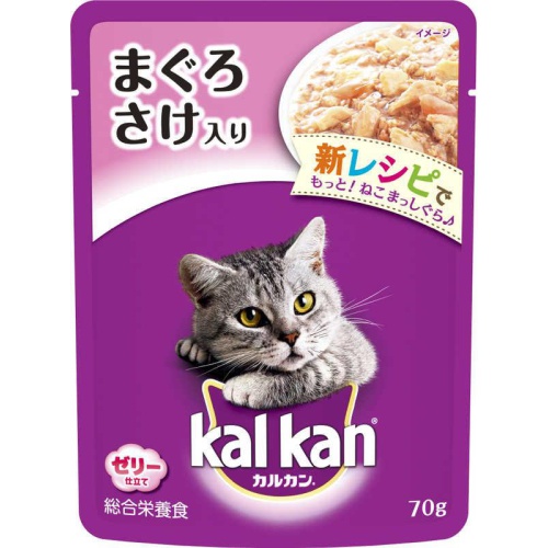 カルカン １歳からまぐろとさけ７０ｇ □お取り寄せ品 【購入入数１６０個】