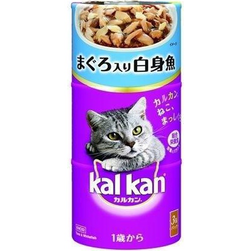 カルカン １歳からまぐろと白身魚１６０ｇ×３ □お取り寄せ品 【購入入数１８個】