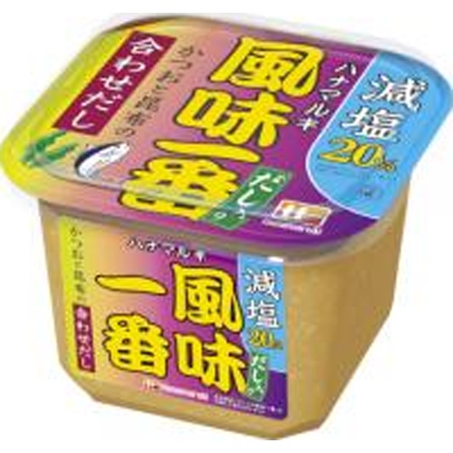 ハナマルキ だし入り風味一番減塩６５０ｇ 【今月の特売 調味料】 □お取り寄せ品 【購入入数６個】