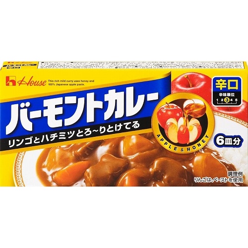 ハウス食品 バーモントカレー辛口 １１５ｇ □お取り寄せ品 【購入入数１２０個】