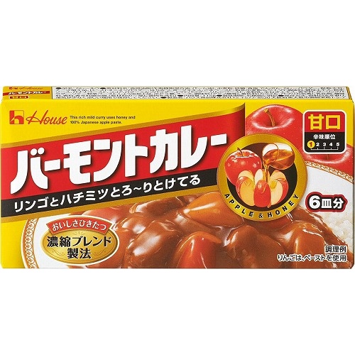 ハウス食品 バーモントカレー甘口 １１５ｇ △ 【購入入数１０個】