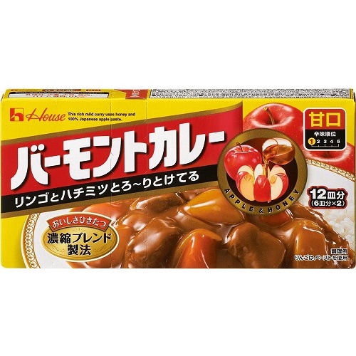 ハウス食品 バーモントカレー甘口 ２３０ｇ △ 【購入入数１０個】