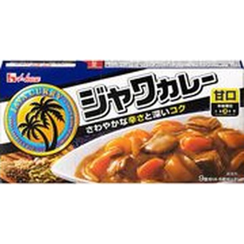 ハウス食品 ジャワカレー甘口 １８５ｇ 【今月の特売 インスタント】 □お取り寄せ品 【購入入数６０個】