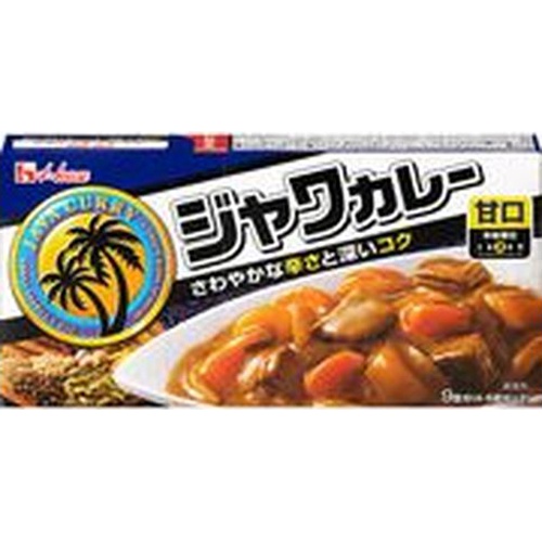 ハウス食品 ジャワカレー甘口 １８５ｇ □お取り寄せ品 【購入入数６０個】