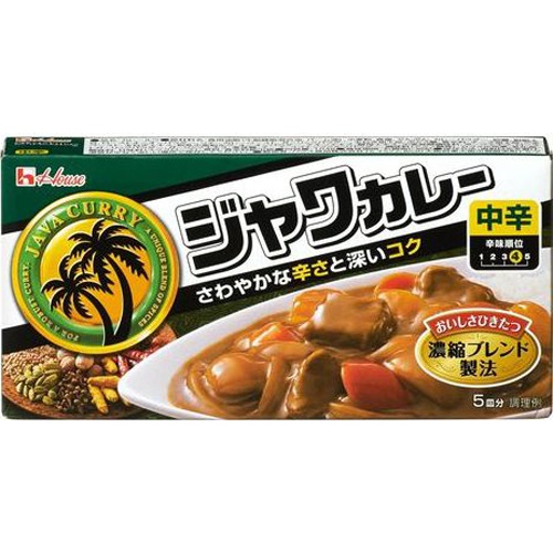 ハウス食品 ジャワカレー中辛 １０４ｇ □お取り寄せ品 【購入入数１２０個】