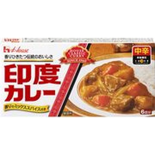 ハウス食品 印度カレー中辛 １１５ｇ □お取り寄せ品 【購入入数１２０個】