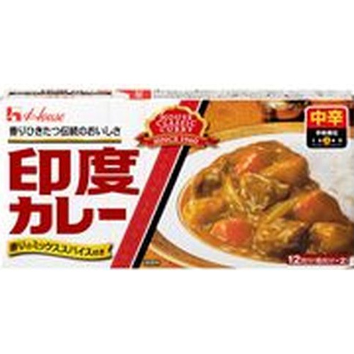 ハウス食品 印度カレー中辛 ２３０ｇ □お取り寄せ品 【購入入数６０個】