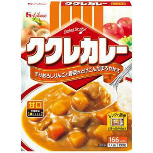 ハウス食品 ククレカレー 甘口１８０ｇ □お取り寄せ品 【購入入数６０個】