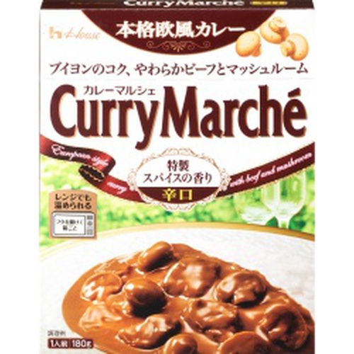 ハウス食品 カレーマルシェ辛口 １８０ｇ □お取り寄せ品 【購入入数６０個】