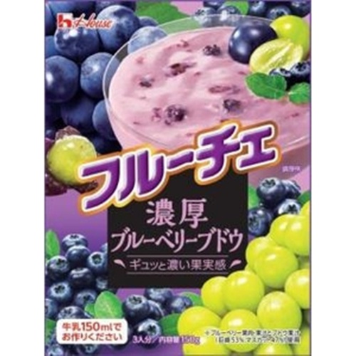 ハウス食品 フルーチェ 濃厚ブルーベリーブドウ １５０ｇ □お取り寄せ品 【購入入数６０個】