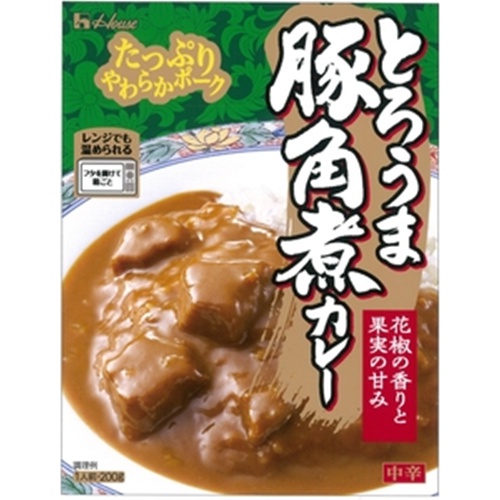 ハウス食品 とろうま豚角煮カレー＜中辛＞２００ｇ □お取り寄せ品 【購入入数６０個】