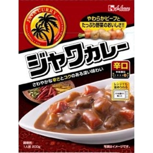 ハウス食品 レトルトジャワカレー辛口２００ｇ □お取り寄せ品 【購入入数６０個】