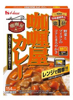 ハウス食品 カリー屋カレー甘口 １８０ｇ △ 【購入入数１０個】