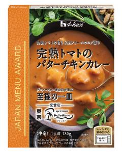 ハウス食品 ＪＭＡ完熟トマトのバターチキンカレー１８０ □お取り寄せ品 【購入入数６０個】