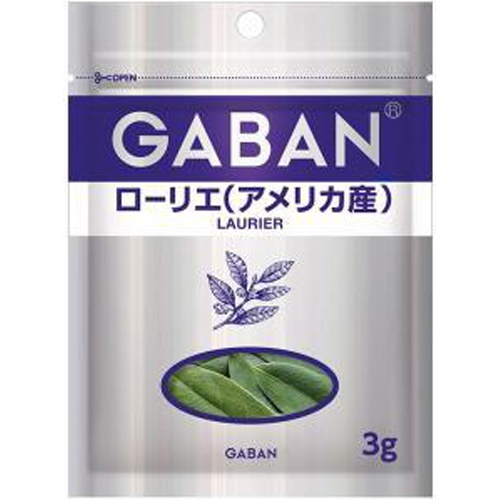 ＧＡＢＡＮ ３ｇローリエホール袋（アメリカ産） □お取り寄せ品 【購入入数８０個】