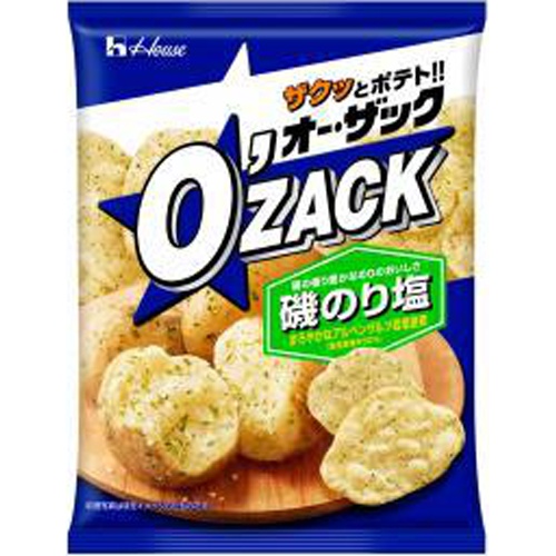 ハウス食品 オー・ザック 磯のり塩５５ｇ △ 【購入入数１２個】