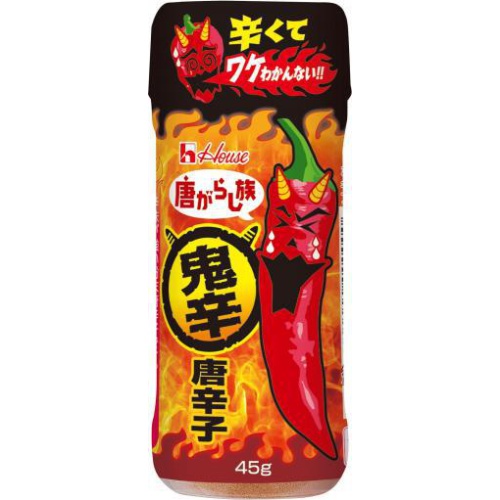 ハウス食品 唐がらし族 鬼辛４５ｇ □お取り寄せ品 【購入入数４０個】