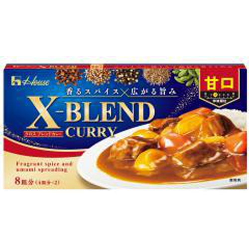 ハウス食品 クロスブレンドカレー 甘口１４０ｇ □お取り寄せ品 【購入入数６０個】