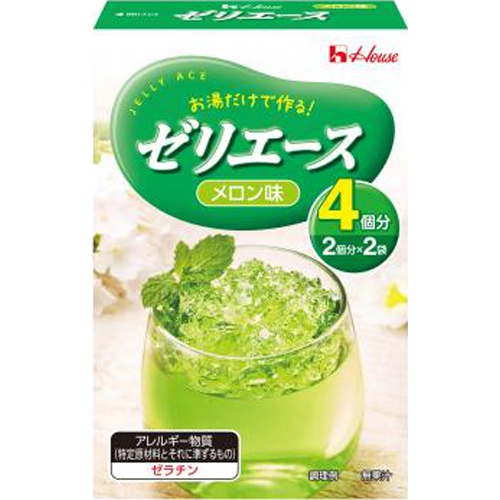 ハウス食品 ゼリエース メロン味９２ｇ □お取り寄せ品 【購入入数６０個】