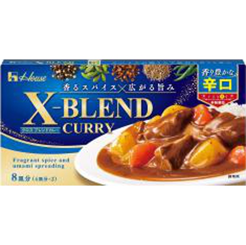 ハウス食品 クロスブレンドカレー 辛口１４０ｇ △ 【購入入数１０個】