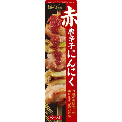 ハウス食品 赤唐辛子にんにく ４０ｇ 【新商品 2/12 発売】 △ 【購入入数６０個】