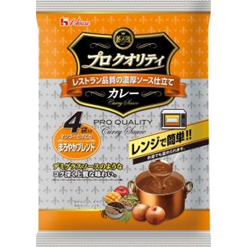 ハウス食品 プロクオリティカレー まろやか４袋入り 【今月の特売 インスタント】 □お取り寄せ品 【購入入数１２個】