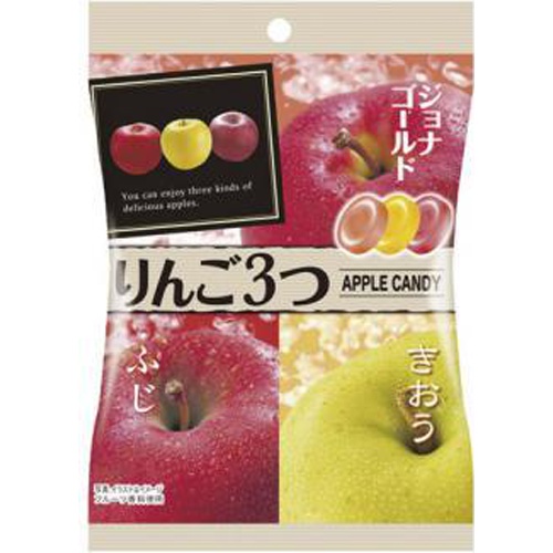 パイン りんご３つ ７５ｇ △ 【購入入数１０個】