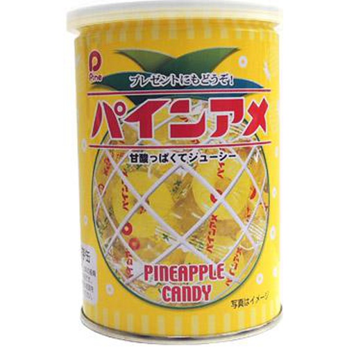 パイン パインアメ缶 ９０ｇ  【購入入数１２個】