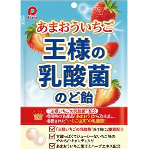 パイン 王様の乳酸菌のど飴 ９０ｇ 【新商品 3/10 発売】 □お取り寄せ品 【購入入数４８個】
