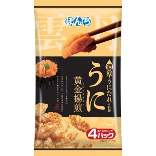 ぼんち うに黄金揚煎 ６４ｇ 【今月の特売 菓子】 △ 【購入入数１２個】