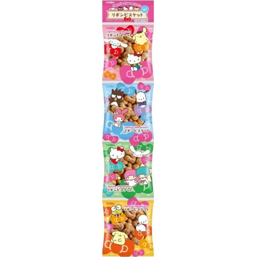 北陸 サンリオリボンビスケット４パック ８０ｇ  【購入入数１６個】