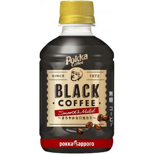 ポッカサッポロフード コーヒーブラックスムースマイルドＰ２７０ 【今月の特売 飲料水】 △ 【購入入数２４個】